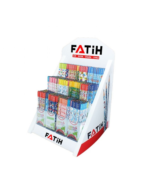 Fatih Kurşun Kalem Karışık Standlı 6 Gross