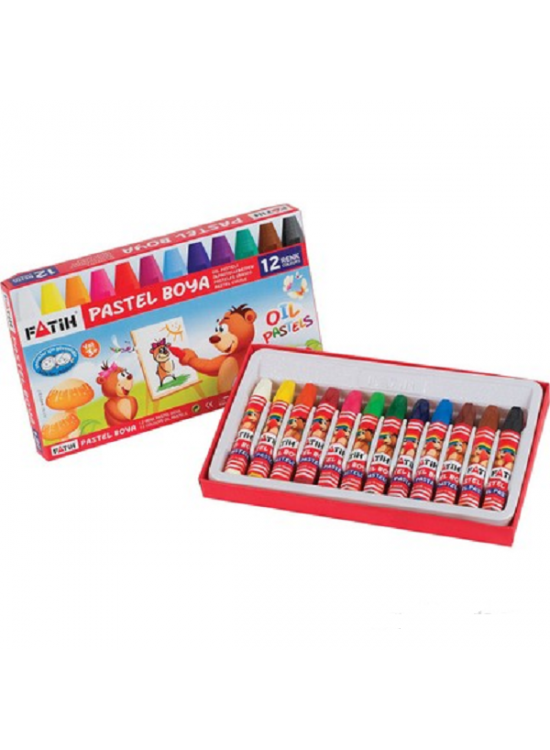 Fatih Pastel Boya Karton Kutu 12 Renk 34012