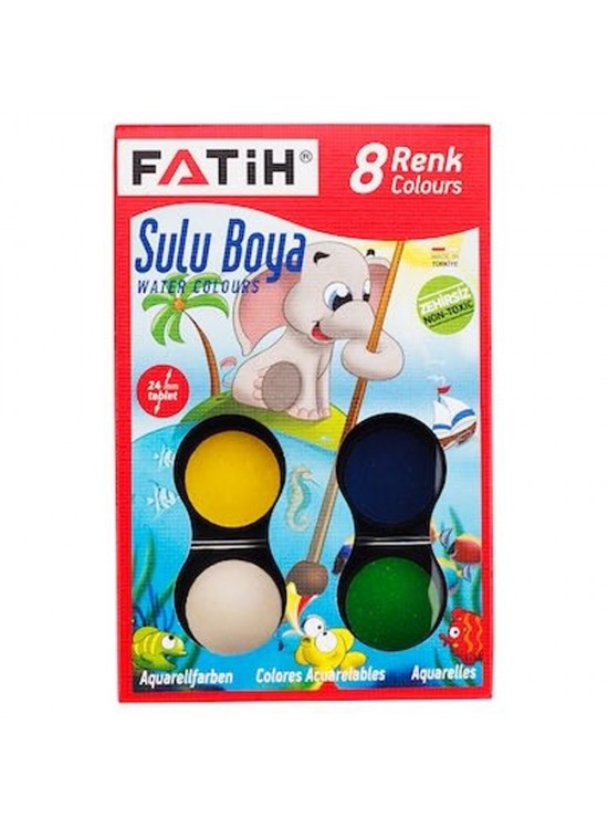 Fatih Sulu Boya 8 Renk 24 ML S-8