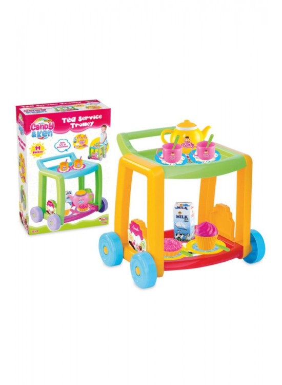Fen Toys Candy Çay Servis Arabası 14 Parça