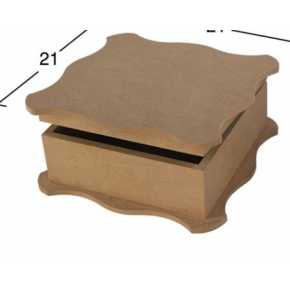 Fırfırlı Kutu Küçük 14X14X(8)