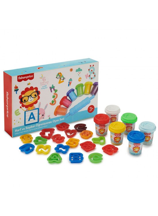Fisher Price Oyun Hamuru Seti Alfabe Ve Sayılar 39 Parça HHJ35