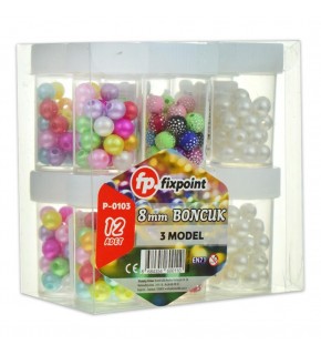 Fix Point Boncuk 8mm Tuzluk (1 Adet)