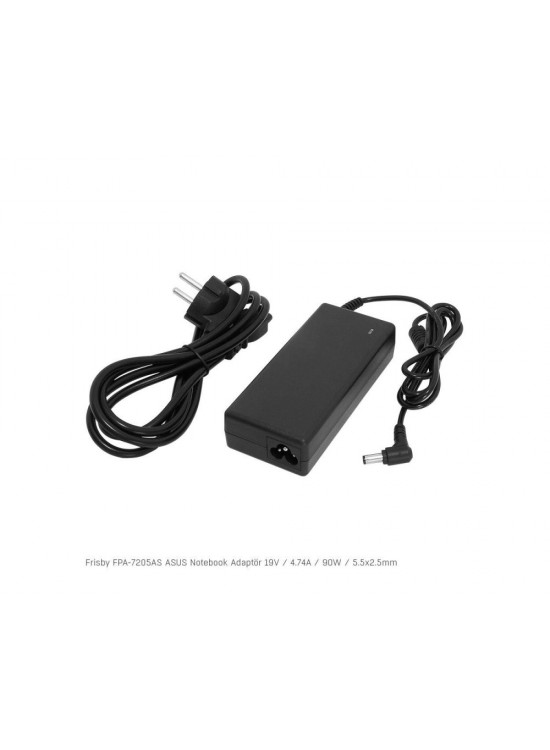 Frisby FPA-7205AS Notebook Adaptör (Asus) 19V 4.74A (Uç Boyutu : 5.5 x 2.5mm)