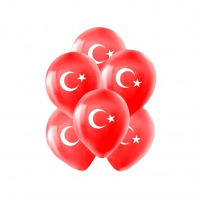 Gemar Balon Baskılı Türk Bayrağı G110 30cm 12"