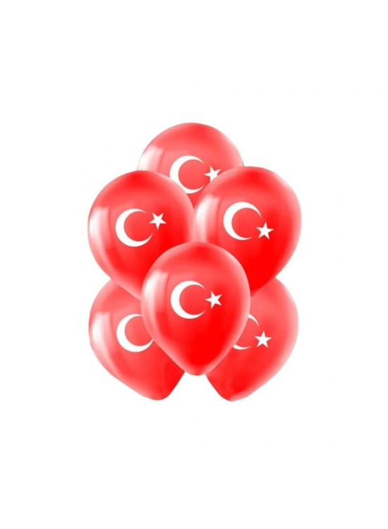 Gemar Balon Baskılı Türk Bayrağı G110 30cm 12"