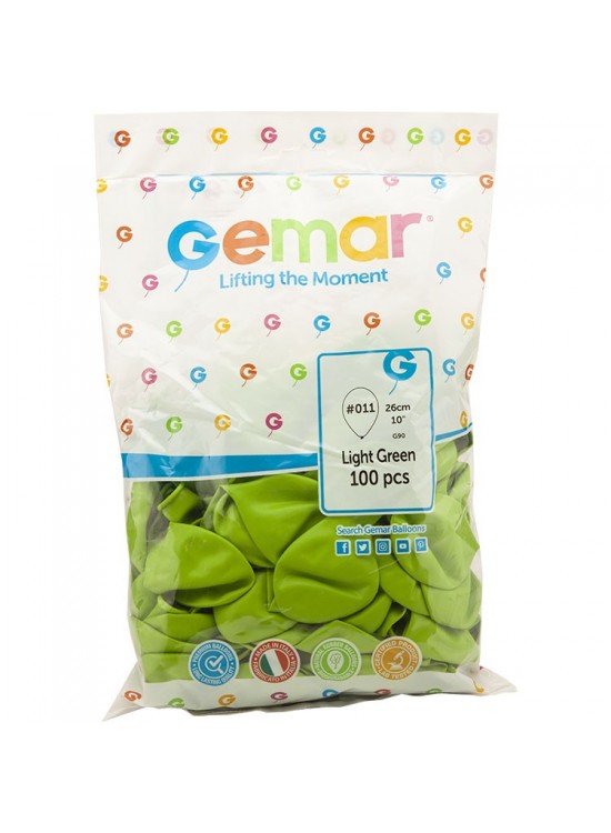 Gemar Balon G90 26Cm 100 Lü Fıstık Yeşili 011