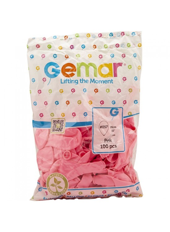 Gemar Balon G90 26Cm 100 Lü Pembe 057
