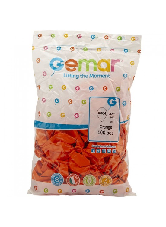 Gemar Balon G90 26Cm 100 Lü Turuncu 04