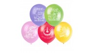 Gemar Balon GD90 26Cm 100 Lü Doğum Günü Türkçe