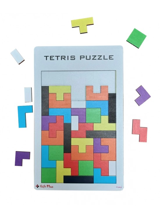 Gift Plus Ahşap Tetris Puzzle