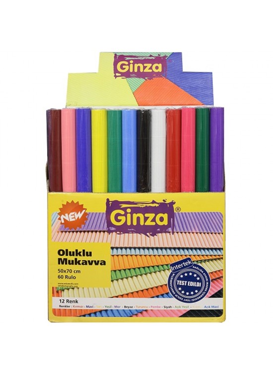 Ginza Oluklu Karton 60 Lı Set No:964