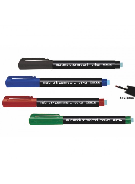 Gıpta Asetat Kalemi Permanent Marker S Seri 4 Lü Set F1544