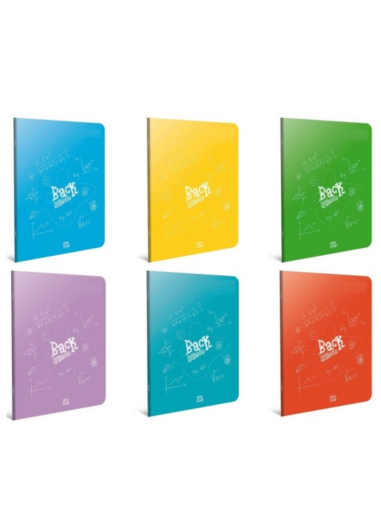 Gıpta Back Tel Dikiş Plastik Kapak Defter A4 60 YP Kareli 4982