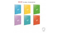 Gıpta Back Tel Dikiş Plastik Kapak Defter A5 80 YP Kareli 4995