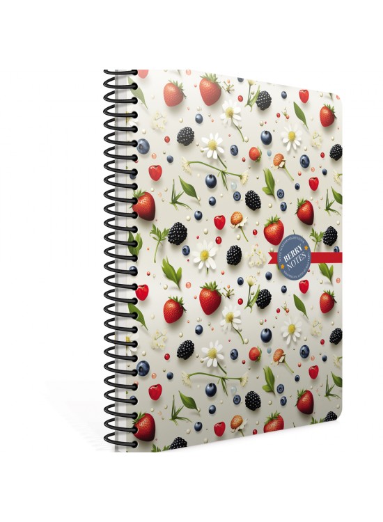 Gıpta Berry Notes spiralli sert Kapak Defter 17x24 120 Çizg.