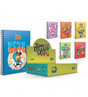 Gıpta Defter Kral Şakir Spiralli Karton Kapak A6 6014