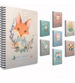 Gıpta Easy Notes Spiralli karton Kapak Defter A4 80 Yp Çizgili