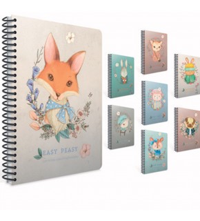 Gıpta Easy Spiralli Karton Kapak Defter A6 80 Yp.çiz.-stand.