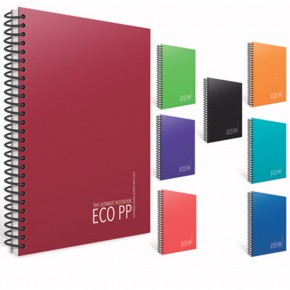 Gıpta Eko Pp Spiralli Plastik Kapak Defter A4 100 Yp. Çizgisiz