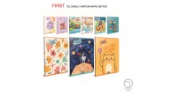 Gıpta Fırst Tel Dikiş Karton Kapak Defter A4 40 YP Kareli 5021
