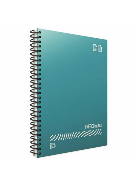 Gıpta Fresco Spiralli Plastik Kapak Defter A4 72 YP Düz 4934