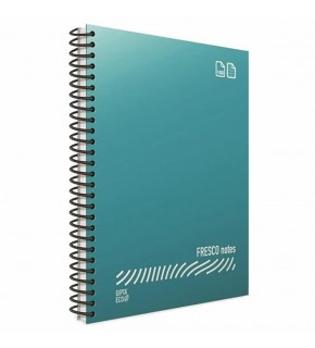 Gıpta Fresco Spiralli Plastik Kapak Defter A4 80 YP Çizgisiz 4877