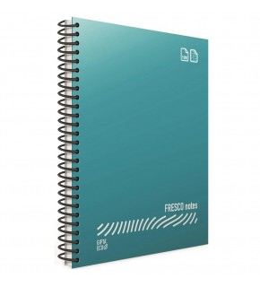 Gıpta Fresco Spiralli Plastik Kapak Defter A5 72 YP Kareli 4943