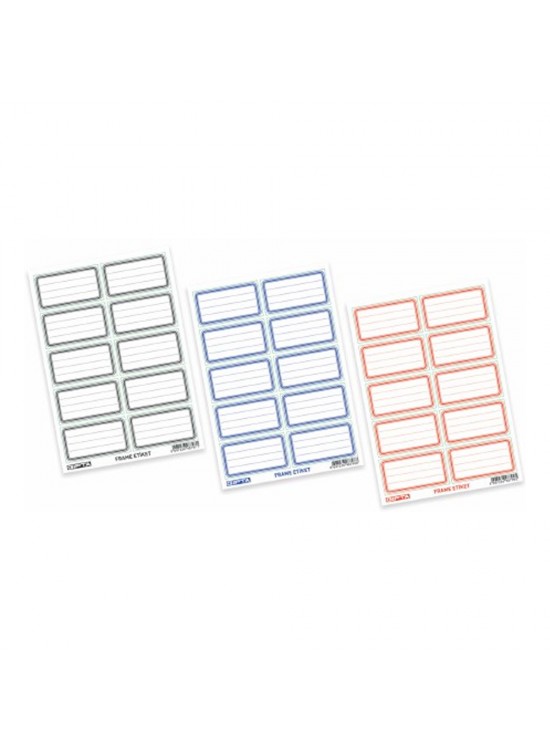 Gıpta Okul Etiketi Frame Lacivert 3 YP