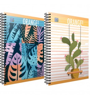Gıpta Orange Book Spiralli Offset Plastik Defter A4 120 YP Kareli 4955