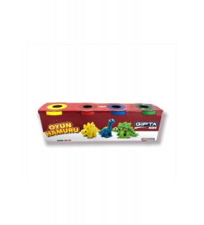 Gıpta Oyun Hamuru 4x120gr 4 renk