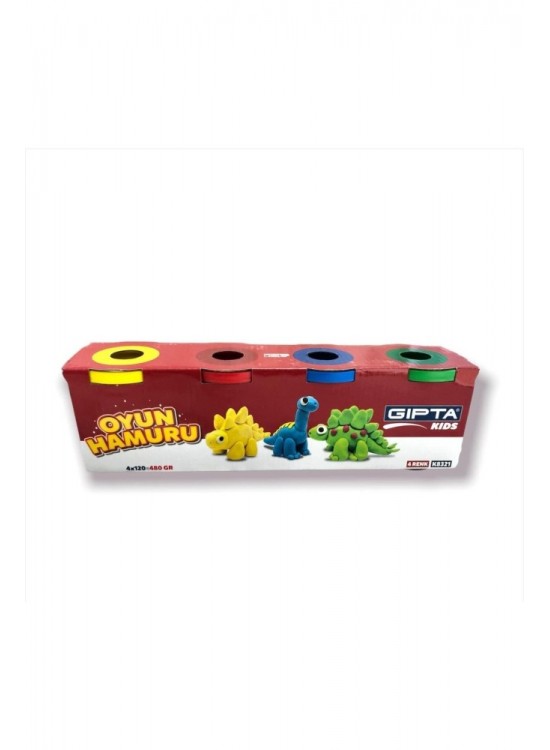 Gıpta Oyun Hamuru 4x120gr 4 renk