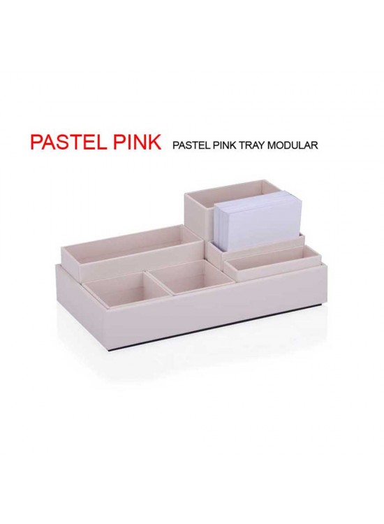 Gıpta Pastel Pink Tray Modular