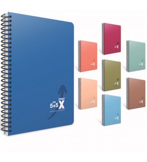 Gıpta Prınt-x Spiralli Sep. Plastik Kapak Defter 17x24 160 Yp. 4+1
