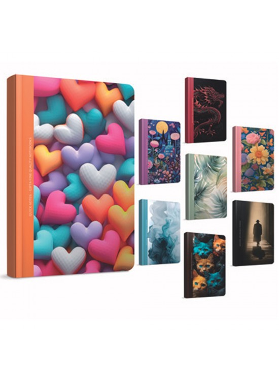 Gıpta Quıck Notes İp.Dkş.Sert Kapak Defter 9x14 80 Yp Kareli
