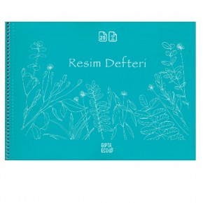Gıpta Resim Defteri Eco Plastik Spiralli 25x35 25 YP 4956