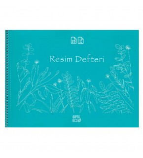 Gıpta Resim Defteri Eco Plastik Spiralli 35x50 25 YP 4957