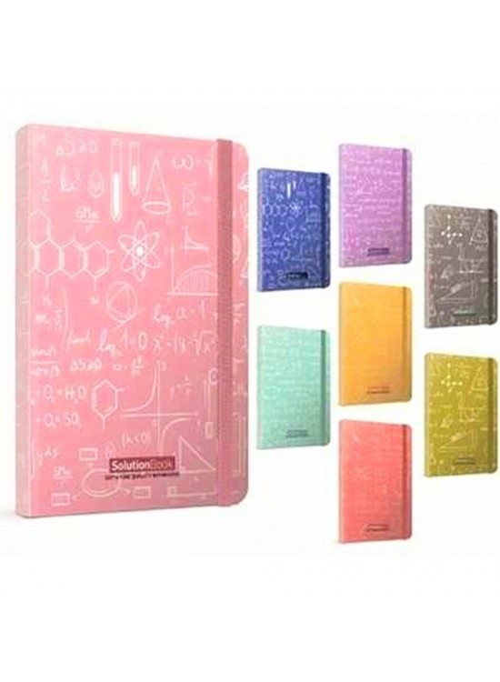 Gıpta Solutıon Book İp.Dk.Sert Kapak Defter 13x21 120 YP Çiz. St