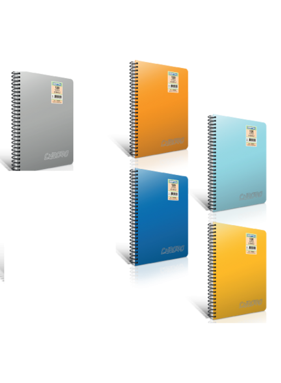 Gıpta Spiralli Defter Chromo Plastik Kapak Çizgisiz 100 YP A4 2065