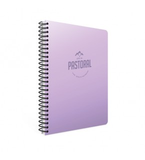 Gıpta Spiralli Plastik Kapak Defter Pastoral 17x24 72 YP Çiz.