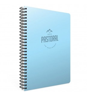 Gıpta Spiralli Plastik Kapak Defter Pastoral A4 96 YP Çiz.