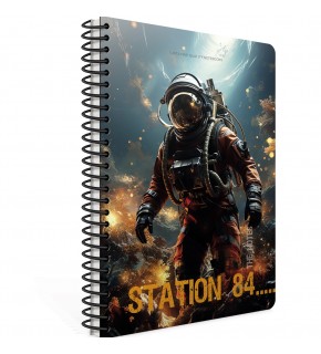 Gıpta Statıon Spiralli Karton Kapak Defter A4 80 Çizgili