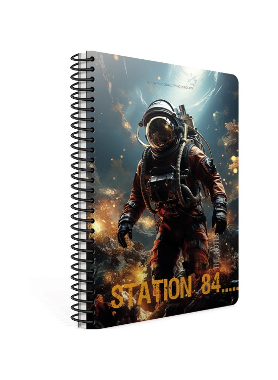 Gıpta Statıon Spiralli Karton Kapak Defter A4 80 Kareli