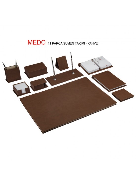 Gıpta Sümen Takımı 11 Parça Medo Kahverengi 7109