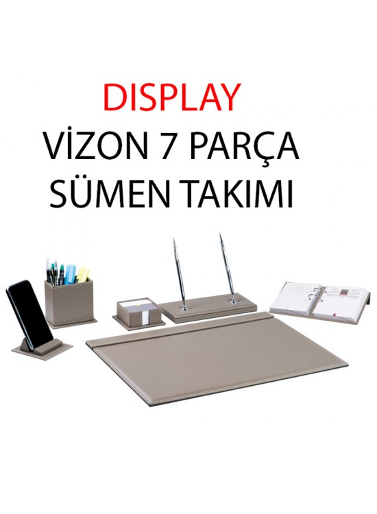 Gıpta Sümen Takımı Dısplay 7 Parça Vizon 4-8120000-2071