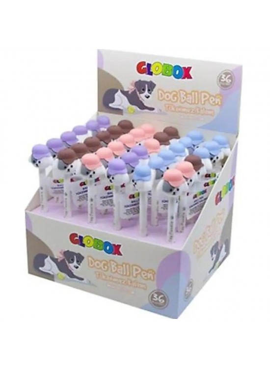 Globox Tükenmez Kalem Şapkalı Köpek 36 Lı 3503
