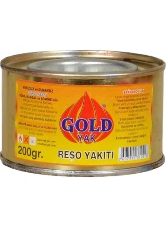 Gold Yak Reşo Yakıtı Teneke 200Ml