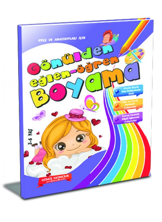 Gönül Eğlen Öğren Boyama Kitabı Kalın