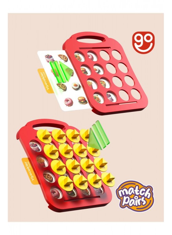 Gotoys Match Pairs Eşleştirme Kutu Oyunu