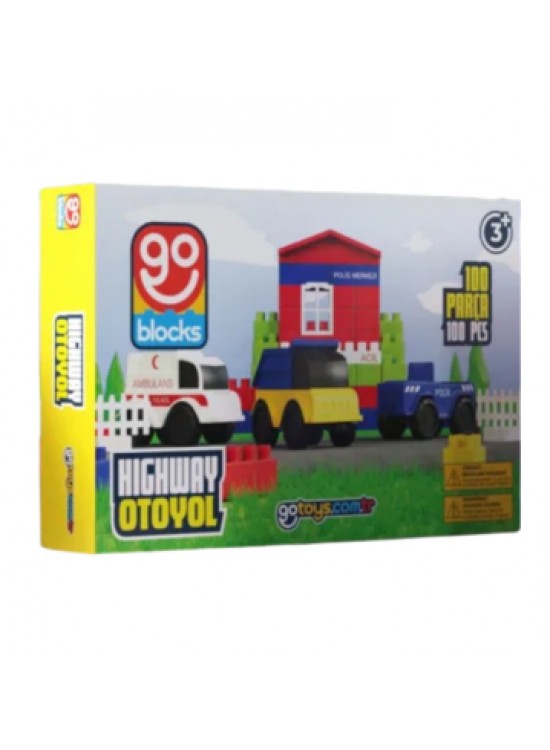 Gotoys Otoyol Yapı Bloğu 100 Parça